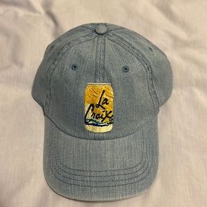 La Croix Denim Baseball Cap NEW